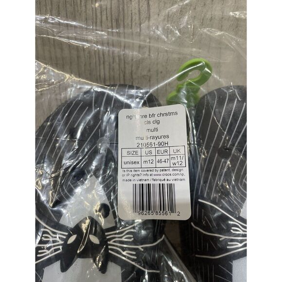 Jack Skellington Clog black Crocs Nightmare Before Christmas Men 12 Halloween main image 4
